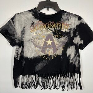 Buckle-Aerosmith Fringe Band T-Shirt-girls (teen) size large